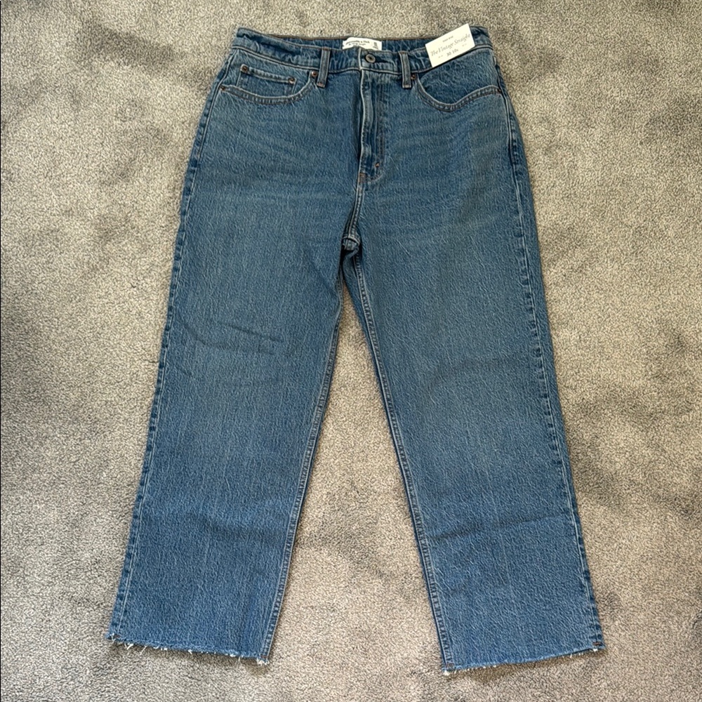 Abercrombie & Fitch women’s blue jeans